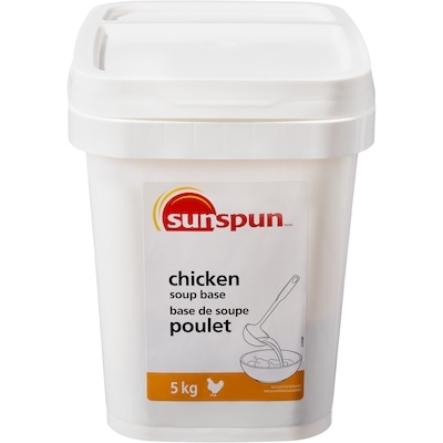 Sunspun Base de soupe au poulet 5 kg, 0,80 $/100g