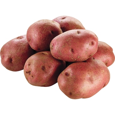 Sans Nom Pommes de terre rouges, sac de 20 lb 9.072 kg, 0,11 $/100g