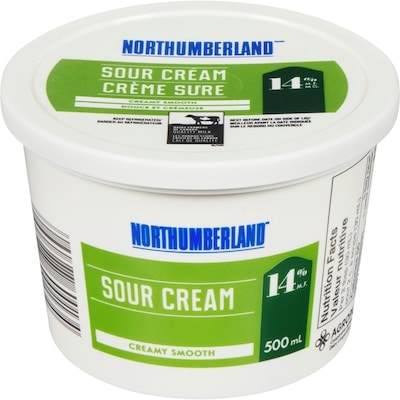 Northumberland 14% Sour Cream 500 ml, $1.50/100ml