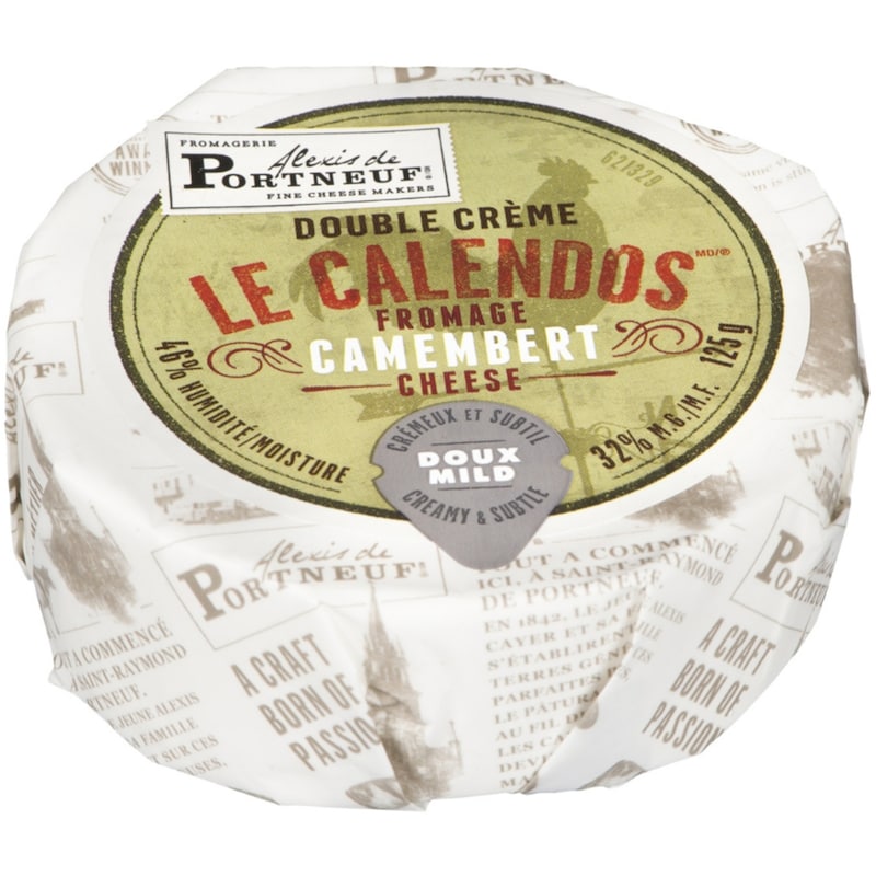 Le Calendos Double Crème Camembert Cheese RW