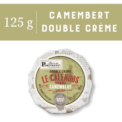 Alexis de Portneuf Fromage Camembert double crème Le Calendos PV 125 g, 5,60 $/100g