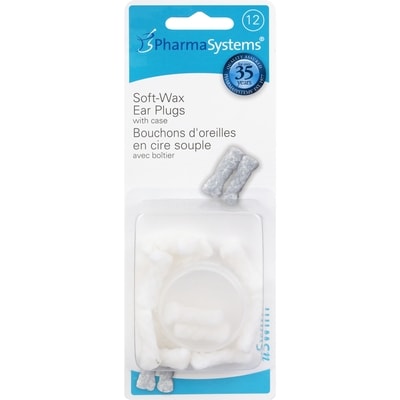 PharmaSystems uSwim Soft Wax Ear Plugs 12 ea, $0.62/1ea