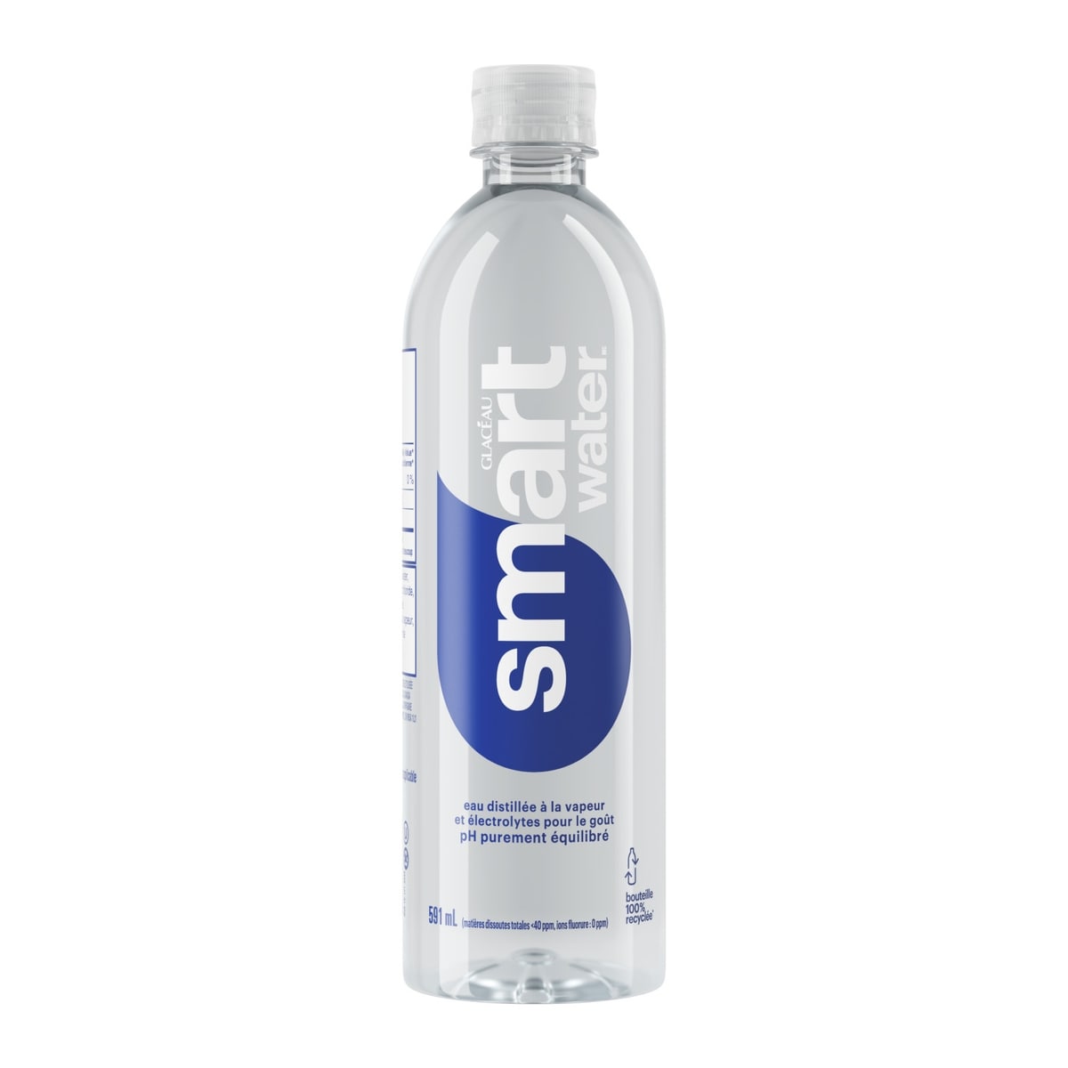 Glaceau Smartwater Bouteille 591 ml, 0,56 $/100ml