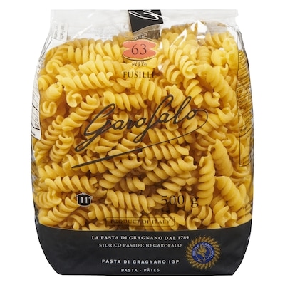 Garofalo Fusilli Pasta 500 g, $0.90/100g