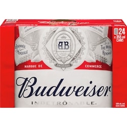 Budweiser Beer Can (ID required at pick-up) 24x355.0 ml, $0.47/100ml