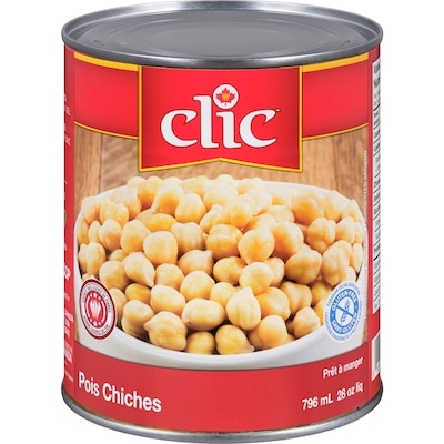 Clic Pois chiches 796 ml, 0,30 $/100ml