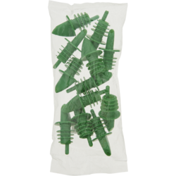 null Continuous Flow Pourer, Kelly Green 12x1.0 ea, $0.67/1ea