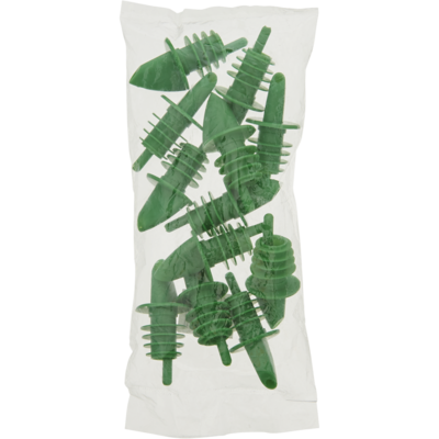 null Bouchon-verseur vert Kelly 12x1.0 ea, 0,67 $/1ch