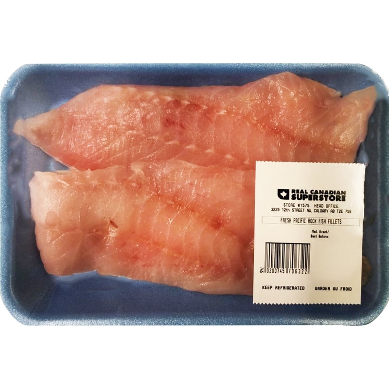 Rockfish Fillet Tray Pack 