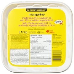 No Name Margarine 3.17 kg, $0.44/100g