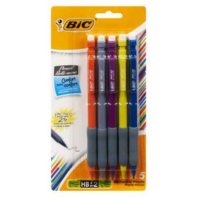 BIC Porte-mine avec prise Matic 5x1.0 ea, 1,00 $/1ch