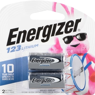 Energizer Lithium Batteries 3V 1 ea, $9.00/1ea