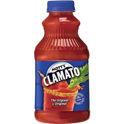 Mott’s Clamato L’original 945 ml, 0,48 $/100ml