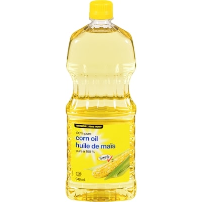 Sans Nom Huile de maïs pure à 100 % 946 ml, 0,48 $/100ml