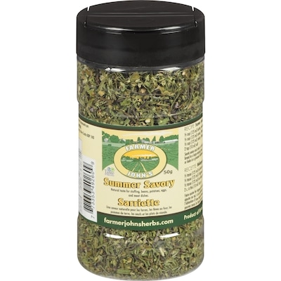 Farmer Johns Sarriette, épices 50 g, 15,98 $/100g