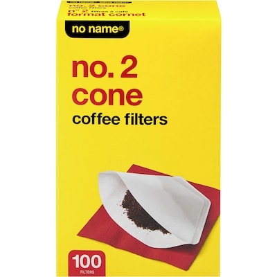 No Name No.2 Cone Coffee Filters 100 ea, $0.04/1ea