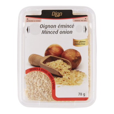 Dion Oignons émincés 78 g, 5,13 $/100g