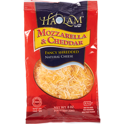 Haolam Kosher Cheese, Shredded, Mozzarella & Cheddar 227 g, $4.19/100g