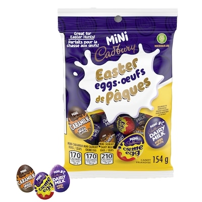 Cadbury Mini Easter Eggs Assorted Bag, Fill Easter baskets, share with loved ones, or treat yourself 154 g, $5.19/100g