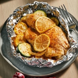Baked Chicken Breast Foil Paper Chicken Recipe Tin Foil Lemon