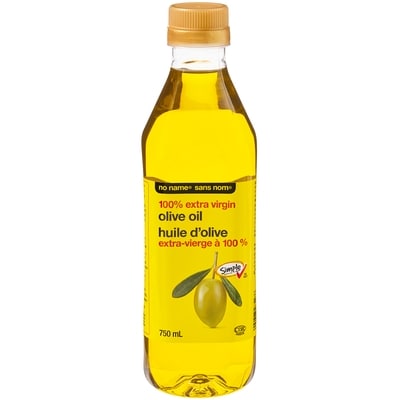 Sans Nom Huile d’olive extra-vierge à 100 % 750 ml, 1,20 $/100ml