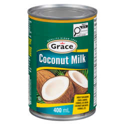 Grace Coconut Milk 400 ml, $0.50/100ml