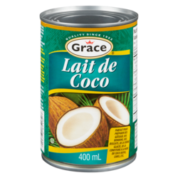 Grace Lait de coco 400 ml, 0,50 $/100ml