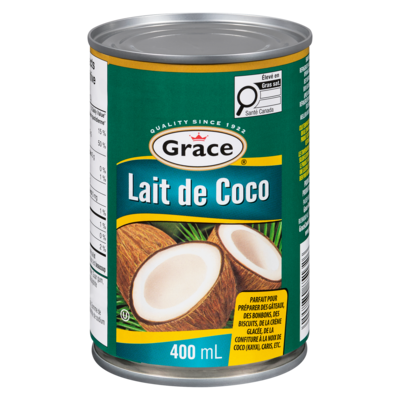 Grace Lait de coco 400 ml, 0,42 $/100ml
