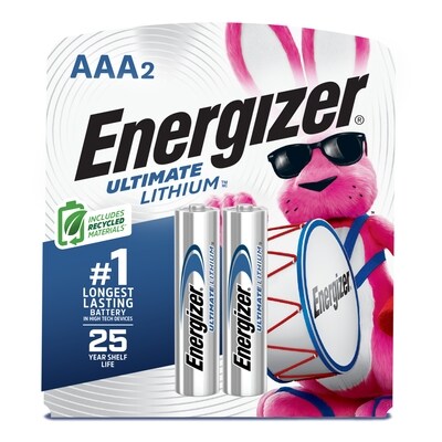 Energizer Piles AAA Ultimate Lithium - Emballage de X 1 ea, 6,00 $/1ch