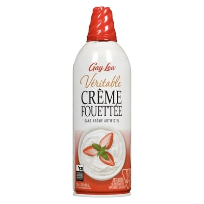 Gay Lea Véritable crème fouettée régulière 225 g, 1,78 $/100g