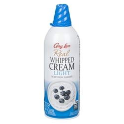 Gay Lea Real Whipped Cream, Light 225 g, $2.22/100g