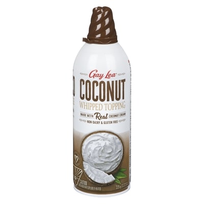 Gay Lea Real Coconut Whipped Cream 225 g, $1.78/100g