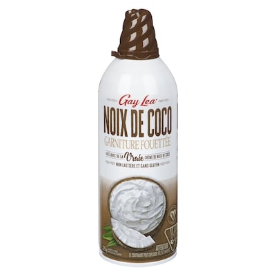 Gay Lea Crème fouettée à la noix de coco 225 g, 2,22 $/100g