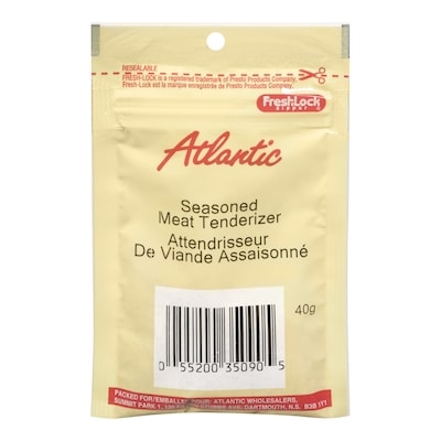 null Atlantic Seasoned Meat Tenderizer 40 g, $3.23/100g