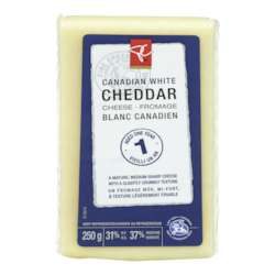 le Choix du Président Fromage Cheddar Canadien Vieilli 1 An 250 g, 3,60 $/100g