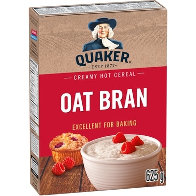 Quaker Céréales chaudes et crémeuses Son d’avoine 625 g, 0,85 $/100g
