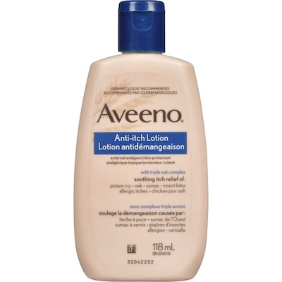 Aveeno lotion anti-démangeaison 118 ml, 12,28 $/100ml