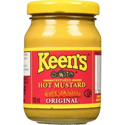 Keens Hot Prepared Mustard 100 ml, $2.99/100ml