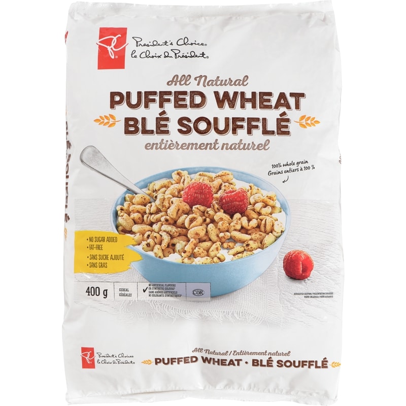 All-Natural Puffed Wheat Cereal