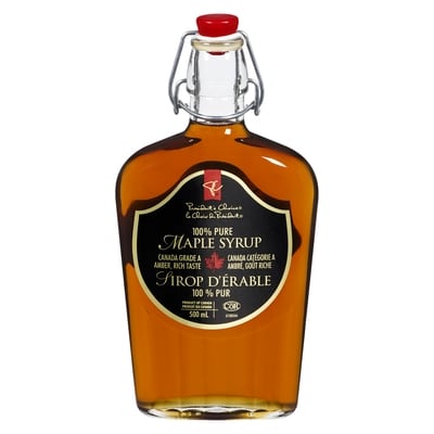 President's Choice 100% Pure Maple Syrup (Amber) 500 ml, $2.60/100ml