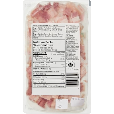 Pancetta en dés