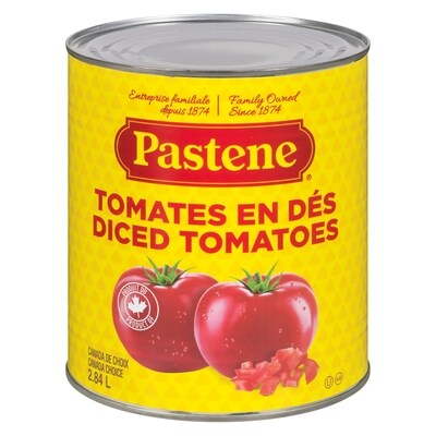 Pastene Tomates en dés avec épices italiennes 2.84 l, 0,26 $/100ml