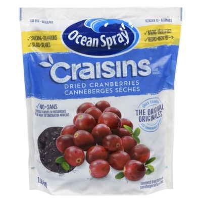 Ocean Spray Canneberges séchées Craisins 1.36 kg, 0,96 $/100g