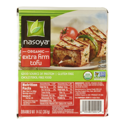 Nasoya Kosher Organic Tofu, Extra Firm 397 g, $1.76/100g