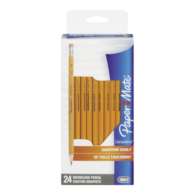 Papermate Canadian Wood Pencils     24x1.0 ea, $0.15/1ea