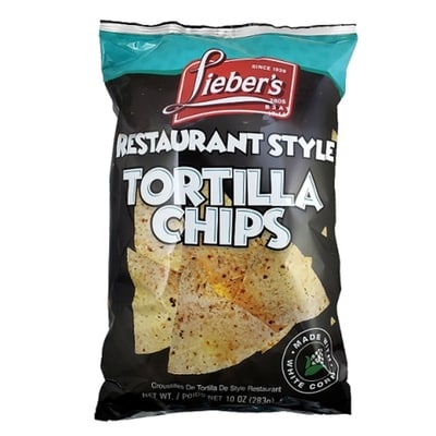 Lieber’s Chips tortillas style restaurant 312 g, 1,92 $/100g