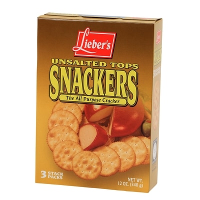 Liebers Snackers, Unsalted 340 g, $2.20/100g