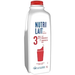 Nutrilait 3.25% Homogenized Milk - 1 l | Maxi