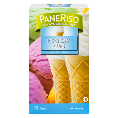 Paneriso Gluten Free Ice Cream Cups 50 g, $6.98/100g