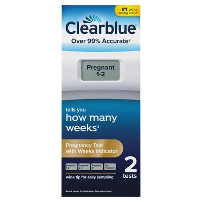 Clearblue Digital Pregnancy Test 2 ea, $15.00/1ea